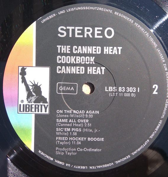 Canned Heat : The Canned Heat Cook Book (The Best Of Canned Heat) (LP, Comp, Gat)