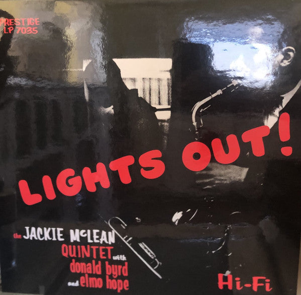 The Jackie McLean Quintet* With Donald Byrd And Elmo Hope : Lights Out! (LP, Album, Mono, Ltd, RE, RM, 200)