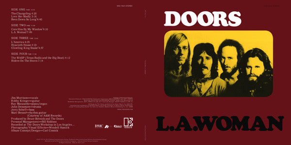 Doors* : L.A. Woman (2x12", Album, Ltd, RE, 200)