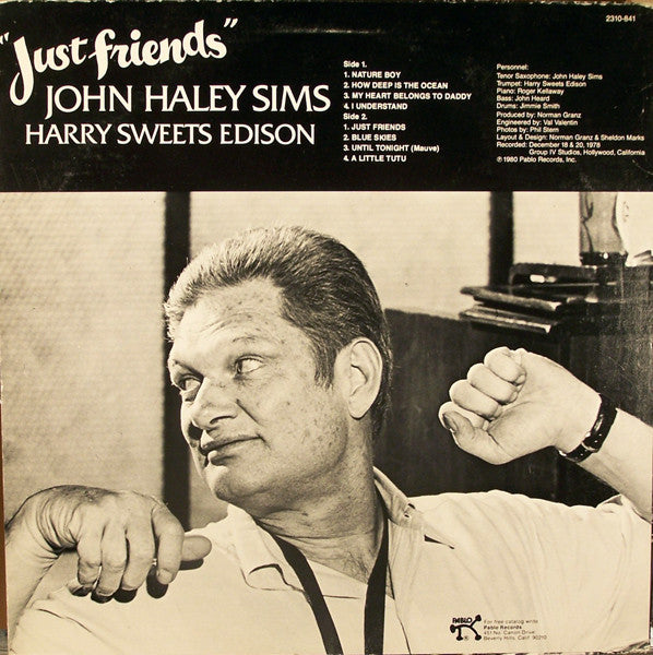 John Haley Sims*, Harry Sweets Edison* : Just Friends (LP, Album, Als)