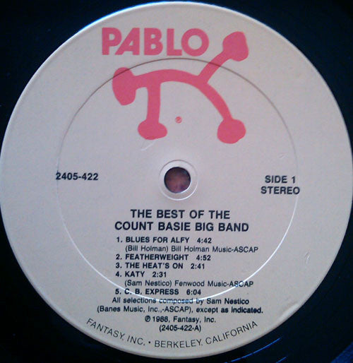Count Basie Big Band : The Best Of The Count Basie Big Band (LP, Comp)