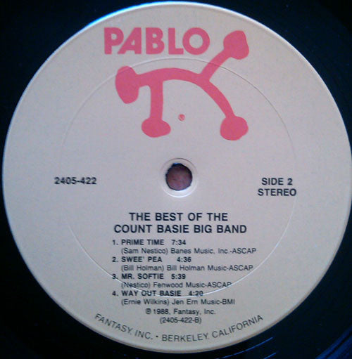 Count Basie Big Band : The Best Of The Count Basie Big Band (LP, Comp)