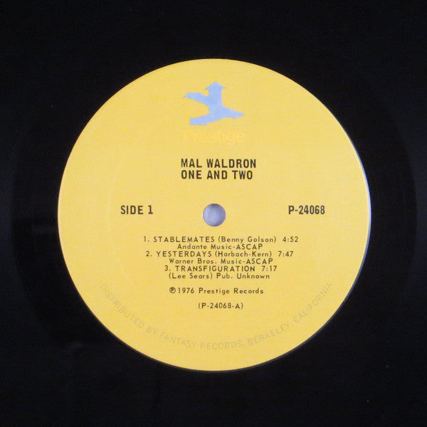 Mal Waldron : One And Two (LP, Album, RE + LP, Album, RE + Comp)