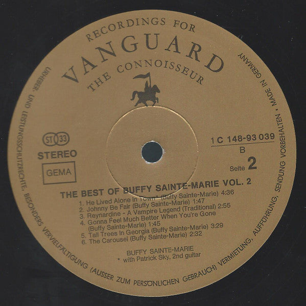 Buffy Sainte-Marie : The Best Of Buffy Sainte-Marie Volume 2 (2xLP, Comp)