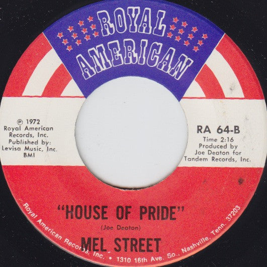 Mel Street : Borrowed Angel / House Of Pride (7")