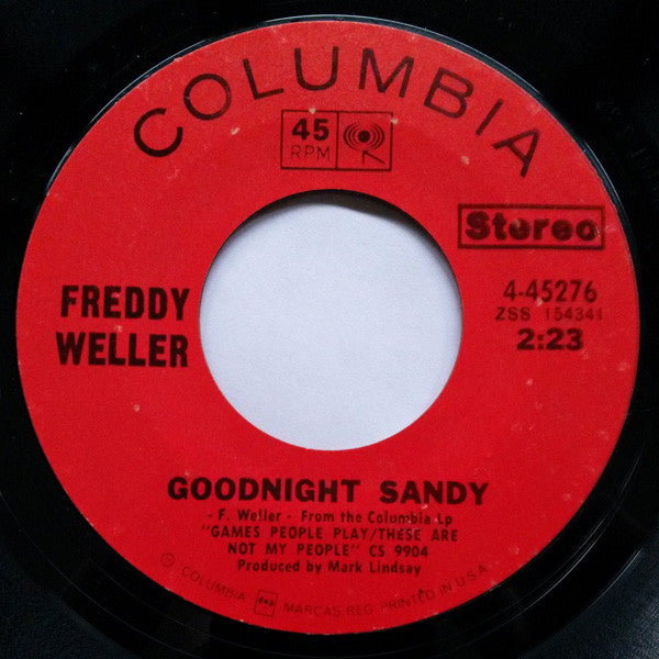 Freddy Weller : The Promised Land (7", Single, Styrene, Pit)