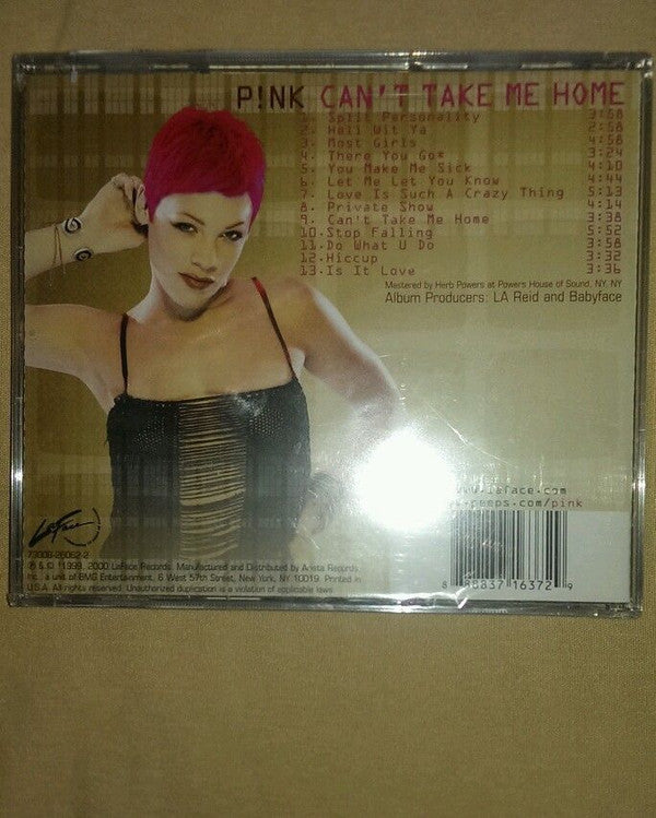 P!NK : Can't Take Me Home (CD, Album)