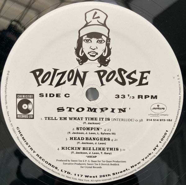 Poizon Posse : Stompin' (2x12", Album)