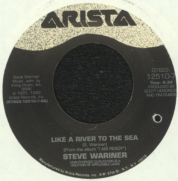Steve Wariner : Like A River To The Sea (7", Single)