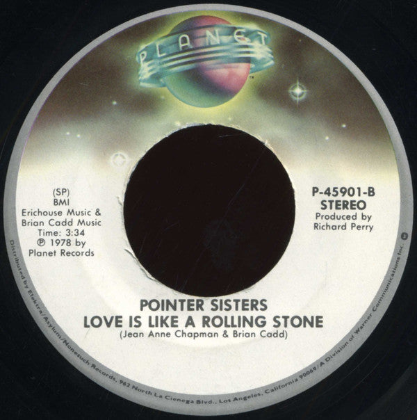 Pointer Sisters : Fire (7", Single, SP )