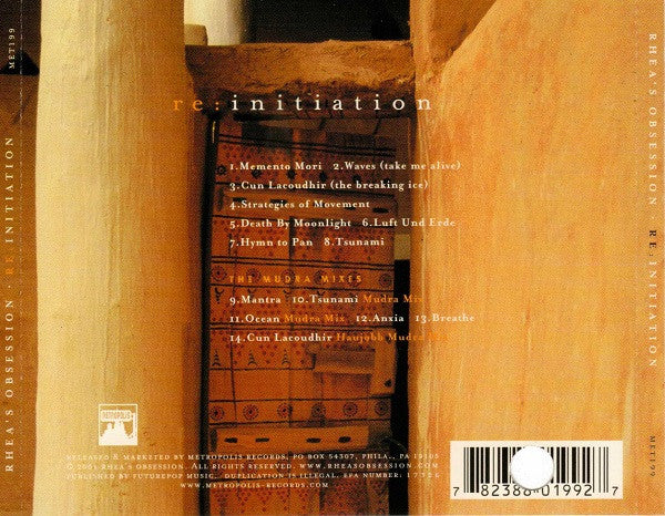 Rhea's Obsession : Re:Initiation (The Mudra Mixes) (CD, Album, RE)