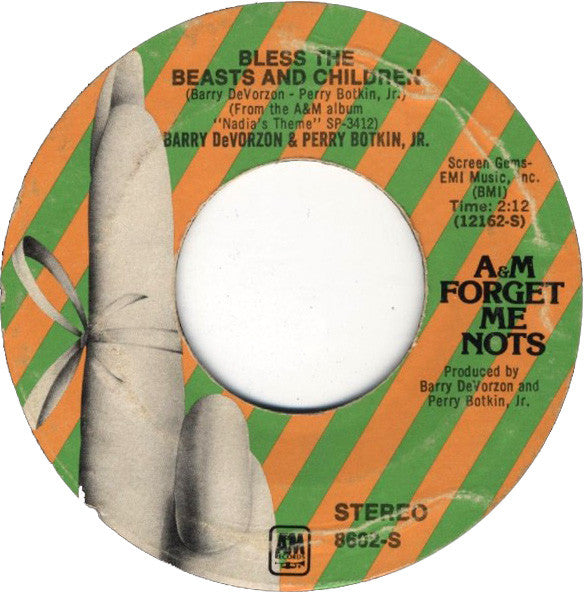 Barry DeVorzon* & Perry Botkin Jr. : Nadia's Theme / Bless The Beasts And Children (7", RE, Ter)