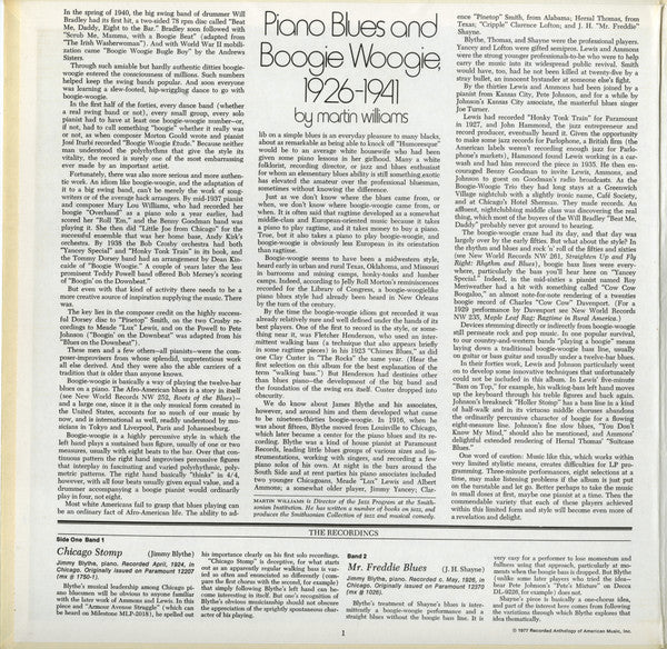 Various : Cuttin' The Boogie: Piano Blues And Boogie Woogie, 1926-1941 (LP, Comp, Mono)