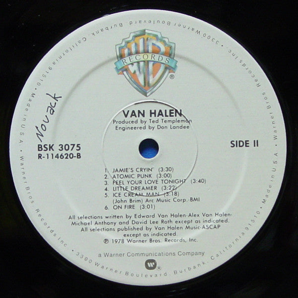 Van Halen : Van Halen (LP, Album, Club, RE, RCA)
