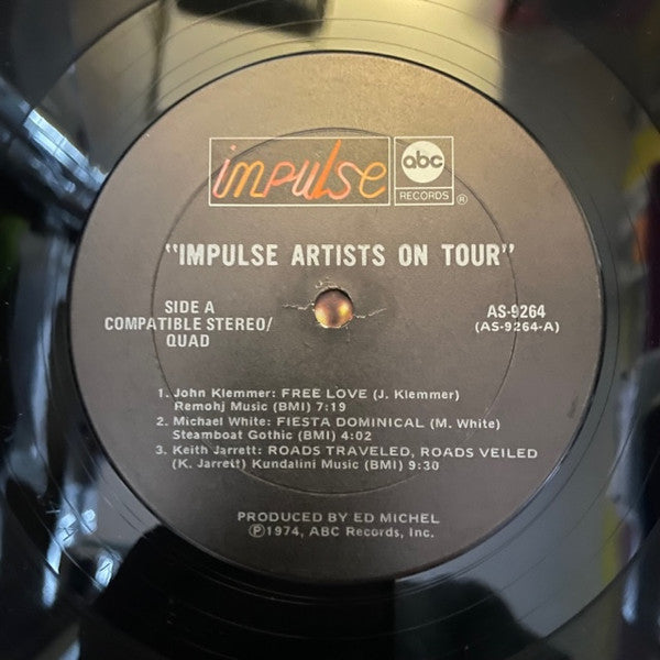 Various : Impulse Artists On Tour (LP, Comp, Quad)