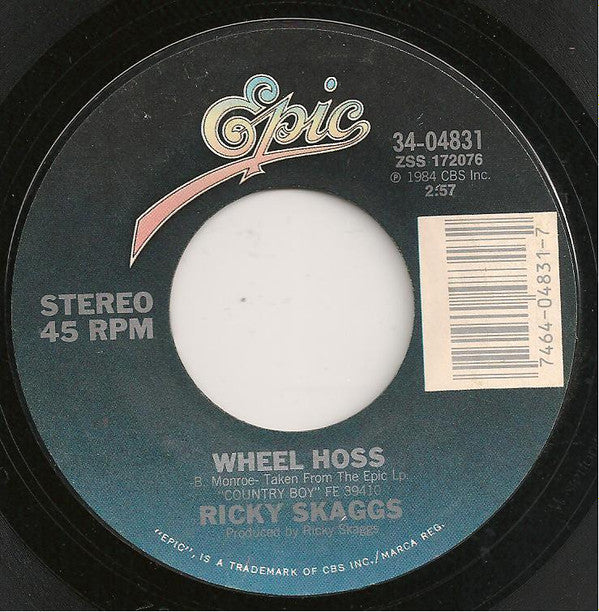 Ricky Skaggs : Country Boy (7", Single, Styrene, Pit)