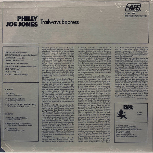 "Philly" Joe Jones : Trailways Express (LP, Album)