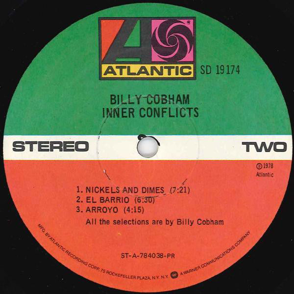 Billy Cobham : Inner Conflicts (LP, Album, PR )