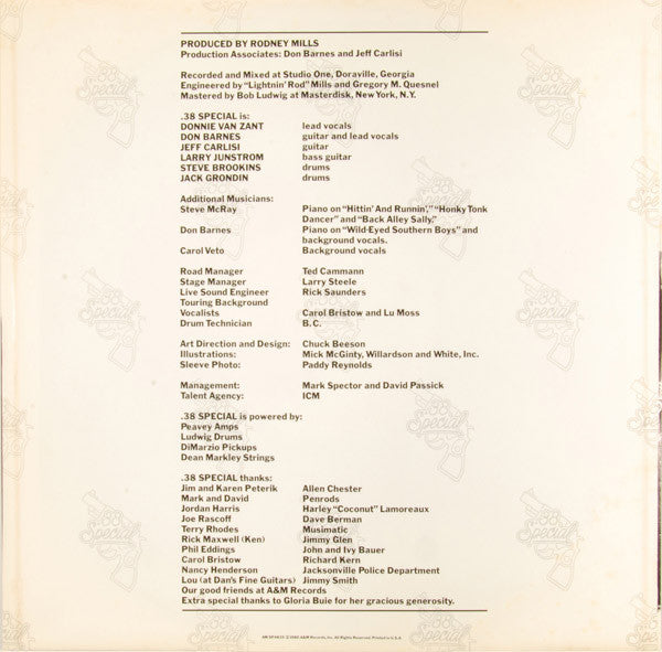 38 Special (2) : Wild-Eyed Southern Boys (LP, Album, x -)