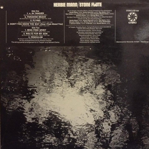 Herbie Mann : Stone Flute (LP, Album)
