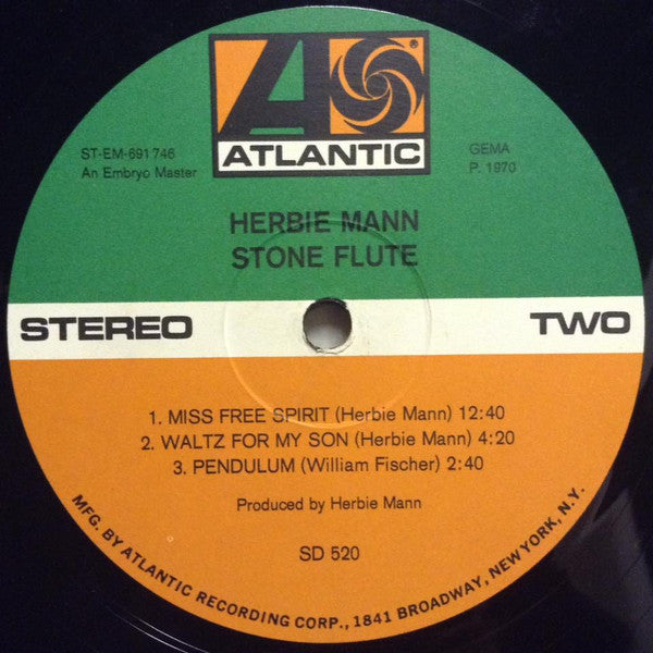 Herbie Mann : Stone Flute (LP, Album)