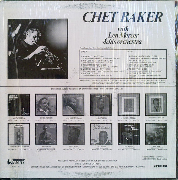 Chet Baker : Chet Baker With Len Mercer & His Orchestra (LP, Album, RE)