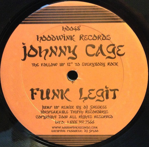 Johnny Cage : Funk Legit (12")