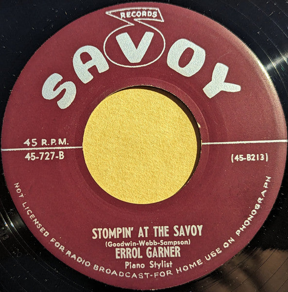 Errol Garner* : September Song (7")