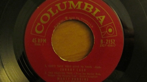 Johnny Cash / Marty Robbins / Johnny Horton / Charlie Walker (2) : 4 Big Hits! (7", EP)