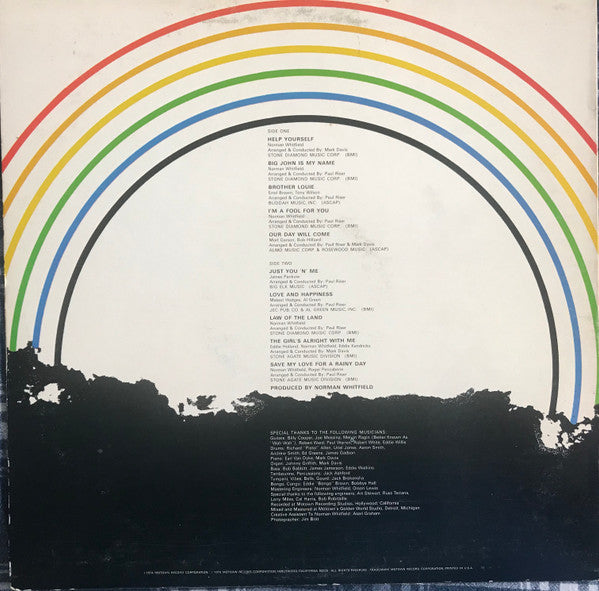 The Undisputed Truth : Down To Earth (LP, Album, Ter)