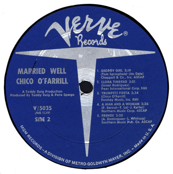 Chico O'Farrill : Married Well (LP, Album, Mono)