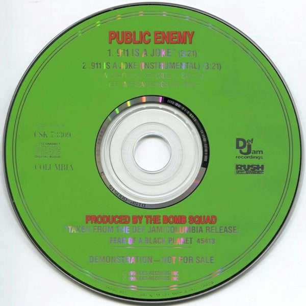 Public Enemy : 911 Is A Joke (CD, Promo)