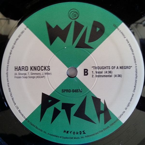 Hard Knocks : Dirty Cop Named Harry (12", Promo)