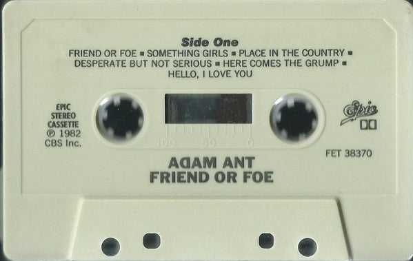 Adam Ant : Friend Or Foe (Cass, Album, Dol)