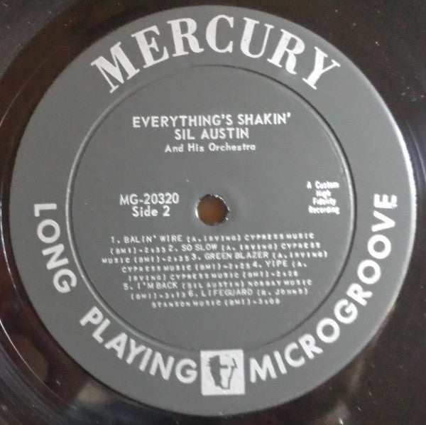 Sil Austin And His Orchestra : Everything's Shakin' (LP, Mono)