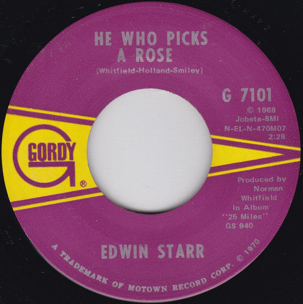Edwin Starr : War (7", Single, Ame)