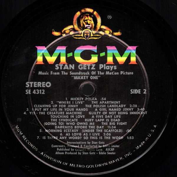 Stan Getz : Mickey One (LP, Album)