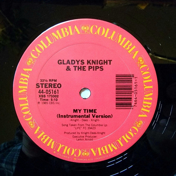 Gladys Knight And The Pips : My Time (12", Single)