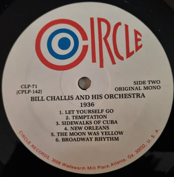 Bill Challis And His Orchestra : 1936 (LP, Mono)