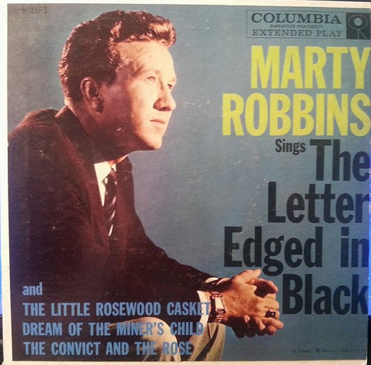 Marty Robbins : Marty Robbins Sings The Letter Edged In Black (7", EP)
