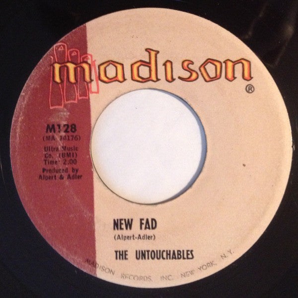 The Untouchables (9) : Poor Boy Needs A Preacher / New Fad (7")