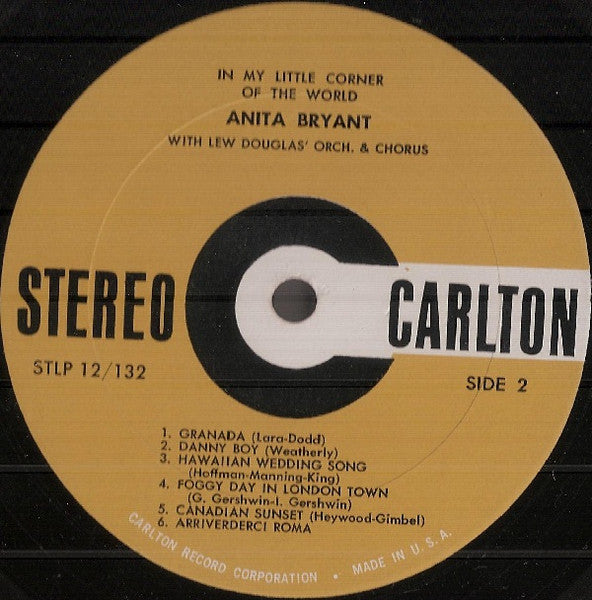Anita Bryant : In My Little Corner Of The World (LP, Album)