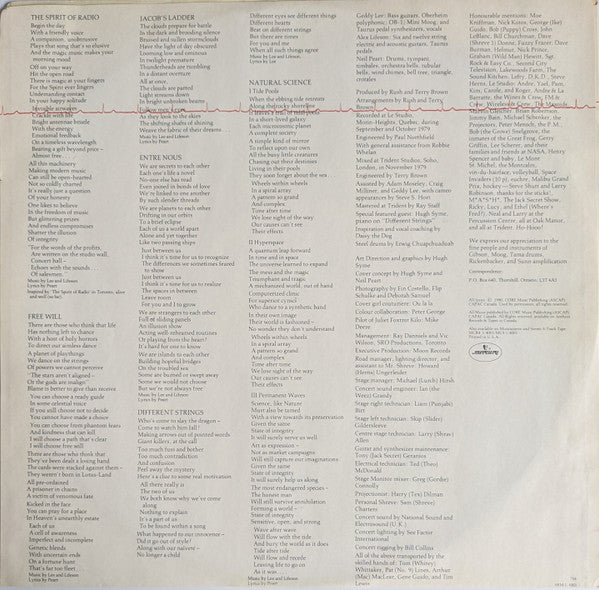 Rush : Permanent Waves (LP, Album, Ter)