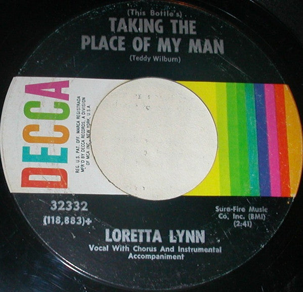 Loretta Lynn : You've Just Stepped In (From Stepping Out On Me) (7", Glo)