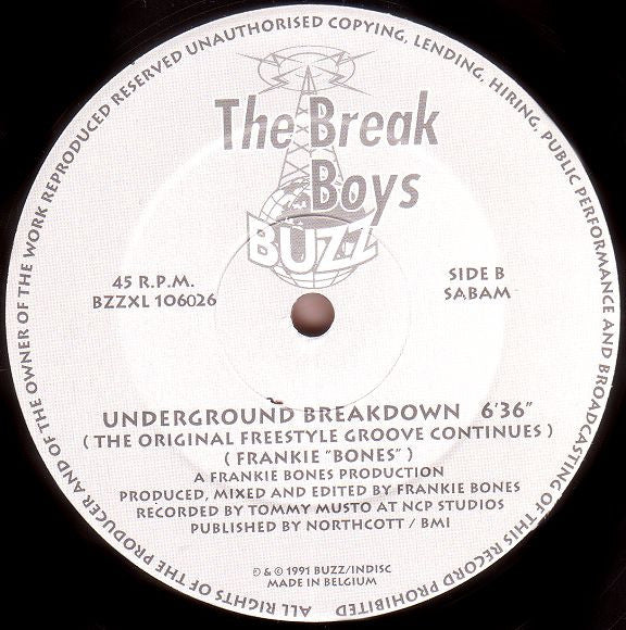 The Break Boys : My House Is Your House (12")