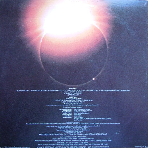 Billy Cobham : Total Eclipse (LP, Album)
