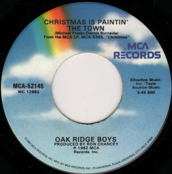 Oak Ridge Boys* : Christmas Is Paintin' The Town (7", Single, Glo)