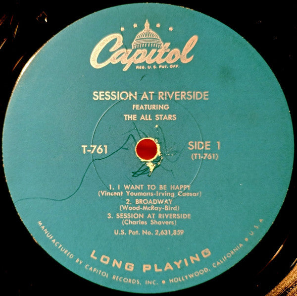 Various : Session At Riverside (LP, Mono)