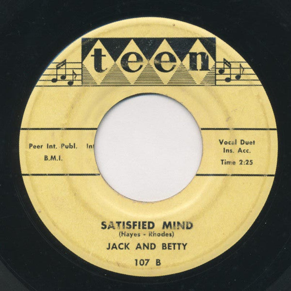 Jack And Betty : This Is My Story (7")
