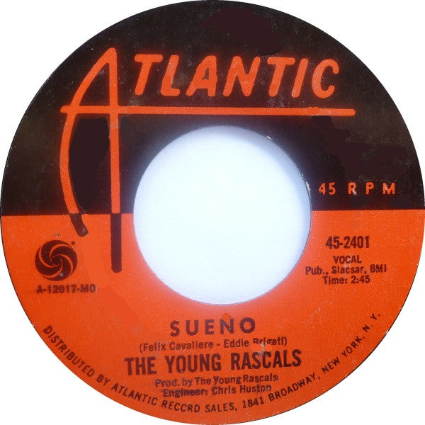 The Young Rascals : Groovin' (7", Mon)